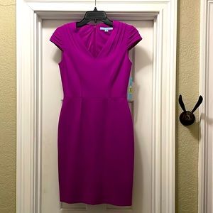 Antonio Melanie jewel-tone dress. Size 0. Heavy weight and lined. Tags on.